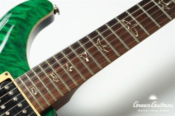 Custom24 10top Quilt Roseneck - Emerald Green